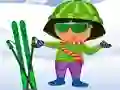Permainan Dora Ski Dress up talian