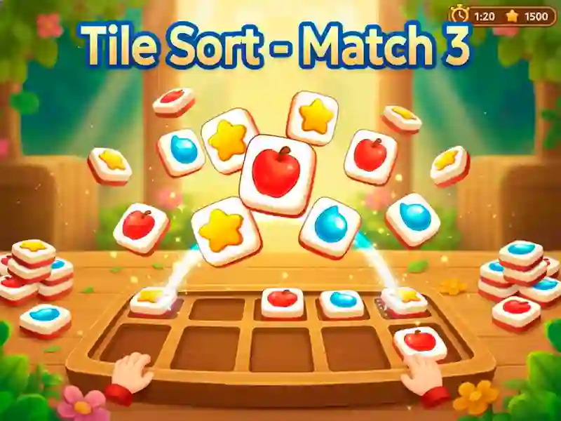 Permainan Tile Sort - Match 3 talian