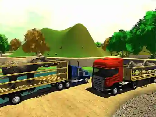Permainan Offroad Animal Truck Transport Simulator 2020 talian