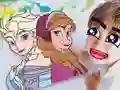 Permainan Coloring Book: Frozen talian