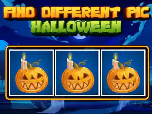 Permainan Find Different Pic Halloween talian