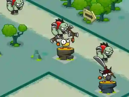 Permainan King Bird Tower Defense talian
