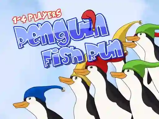 Permainan Penguin Fish Run talian