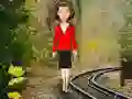 Permainan Girl Escape From Railway Track talian