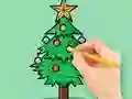 Permainan Coloring Book: Christmas Tree talian