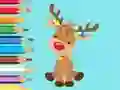 Permainan Coloring Book: Cute Christmas Reindeer talian