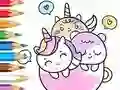 Permainan Coloring Book: A Cup Of Unicorn talian