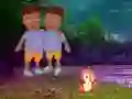 Permainan Twins Escape From Night Forest talian