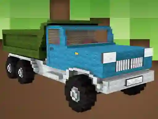 Permainan Blockcraft Truck Jigsaw talian