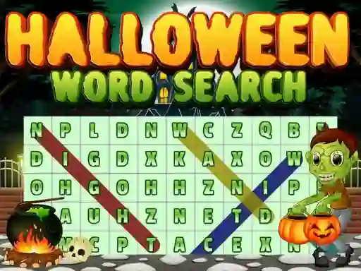 Permainan Halloween Words Search talian