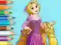 Permainan Coloring Book: Princess Rapunzel talian