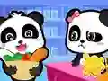 Permainan Jigsaw Puzzle: Baby Panda Supermarket talian