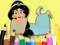 Permainan Coloring Book: Princess Jasmine talian