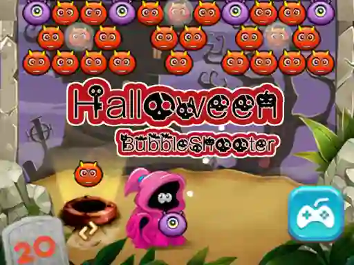 Permainan Halloween Bubble Shooter talian