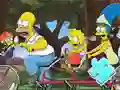 Permainan Jigsaw Puzzle: Simpson Family Riding talian