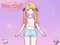 Permainan Anime Dress Up Doll Dress Up talian
