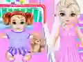 Permainan Little Elsa Caring Day talian
