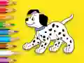 Permainan Coloring Book: Cute Spotted Dog talian