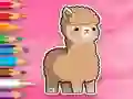 Permainan Coloring Book: Cute Alpaca talian