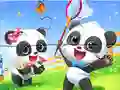 Permainan Jigsaw Puzzle: Baby Panda Spring Outing talian