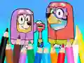 Permainan Coloring Book: Bluey Flossing Grannies talian