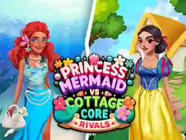 Permainan Princess Cottage Core vs Mermaid Core Rivals talian