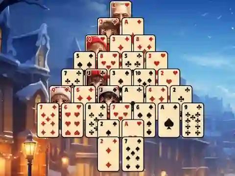 Permainan Christmas Tree Solitaire talian