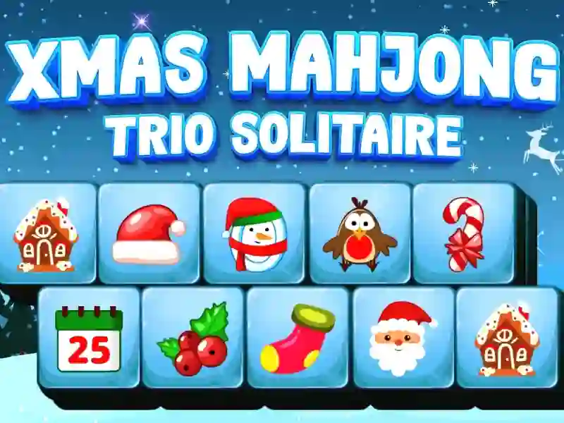 Permainan Xmas Mahjong Trio Solitaire talian