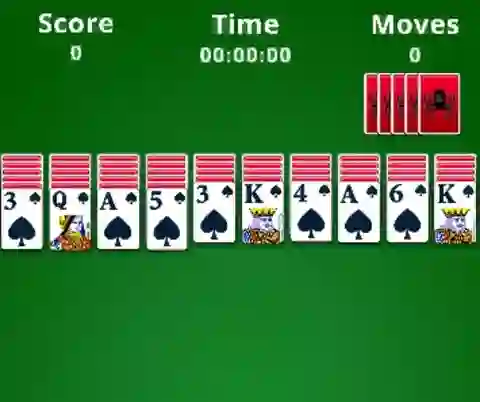 Permainan Spider Solitaire talian