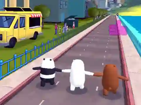Permainan We Bare Bears Bear Parkour talian