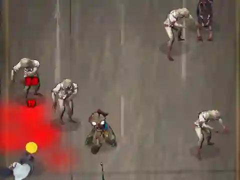 Permainan Zombie Defense Survival talian