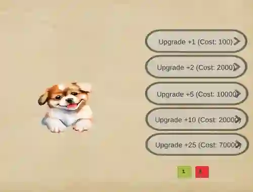 Permainan Dog Clicker talian