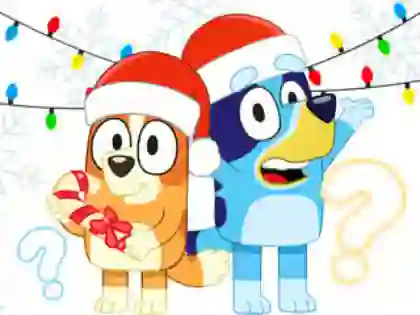 Permainan Kids Quiz: Bluey Christmas Quiz talian