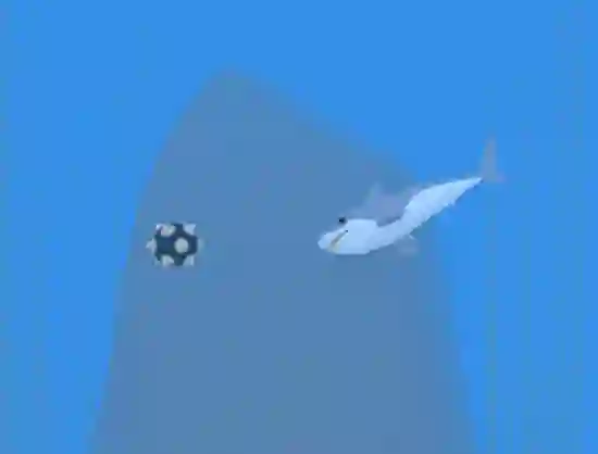 Permainan Lonely Shark Frenzy talian