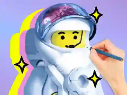Permainan Coloring Book: LEGO Astronaut talian