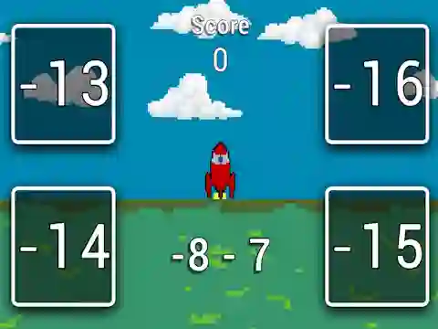 Permainan Rocket Math talian