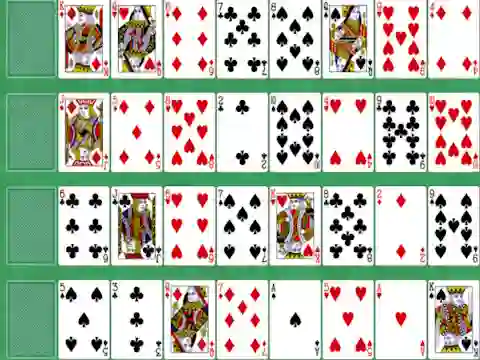 Permainan Cards: Solitaire Carpet talian