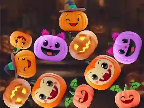 Permainan Merge Connect Pumpkins: Halloween! talian
