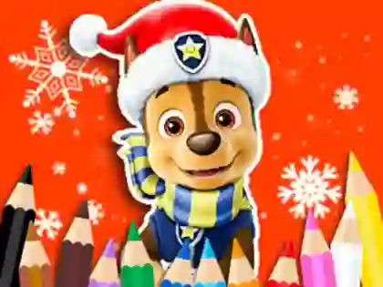 Permainan Coloring Book: PAW Patrol Christmas talian