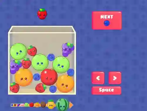Permainan Fruit Merge talian
