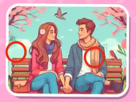 Permainan Find the Differences Couples talian