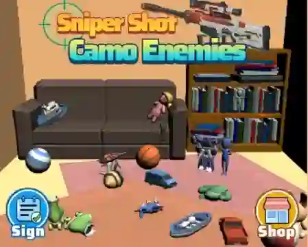 Permainan Sniper Shot Camo Enemies talian
