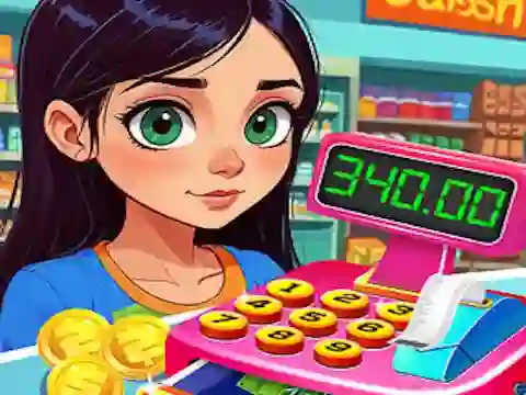 Permainan Supermarket Shopping For Kids talian