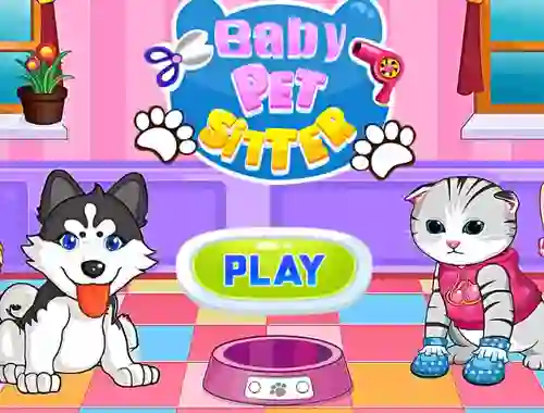 Permainan Baby Pet Sitter talian