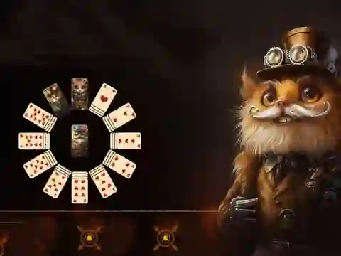 Permainan Clock Solitaire talian