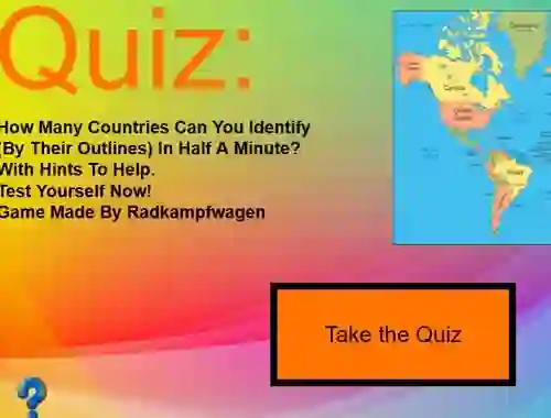 Permainan 30s Country Quiz talian