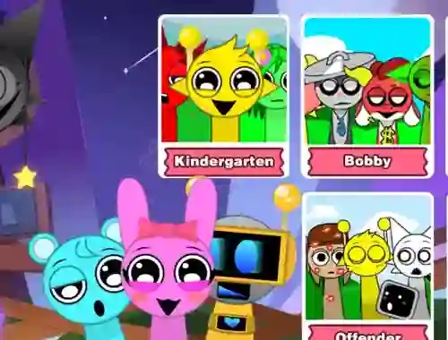 Permainan Incredibox Party Frozen Sprunki Beat talian