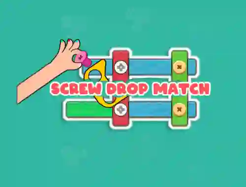 Permainan Screw Drop Match talian