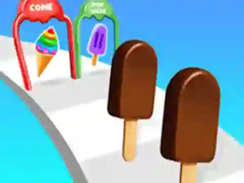 Permainan Ice Cream Stack Runner talian