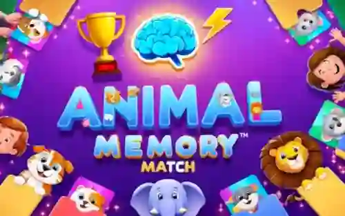 Permainan Animal Memory Match talian